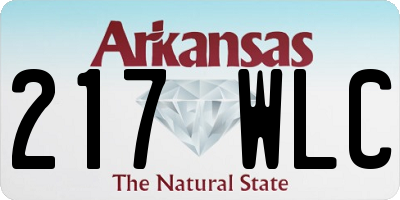 AR license plate 217WLC