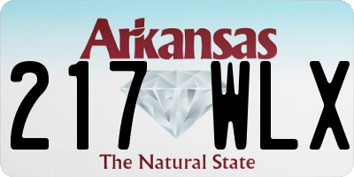 AR license plate 217WLX