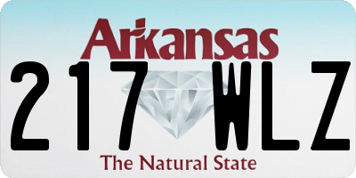 AR license plate 217WLZ