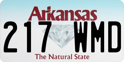 AR license plate 217WMD