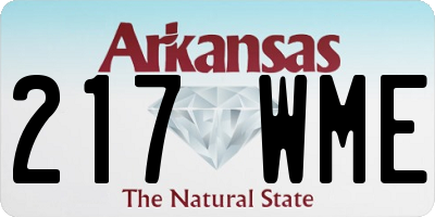 AR license plate 217WME