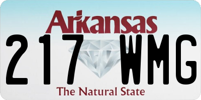 AR license plate 217WMG
