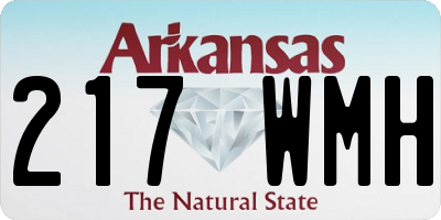 AR license plate 217WMH
