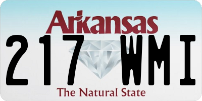 AR license plate 217WMI
