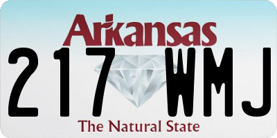 AR license plate 217WMJ