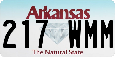 AR license plate 217WMM