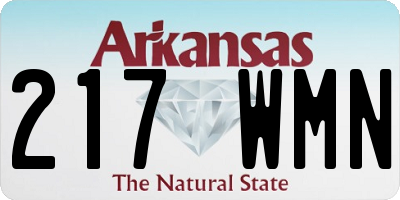AR license plate 217WMN