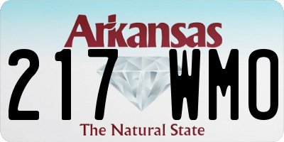 AR license plate 217WMO
