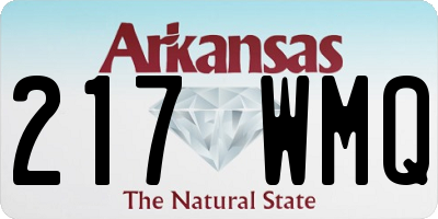 AR license plate 217WMQ