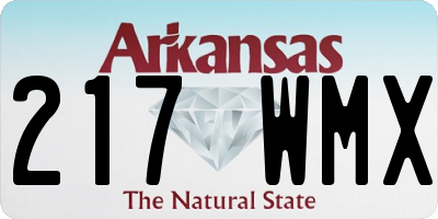 AR license plate 217WMX