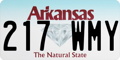 AR license plate 217WMY