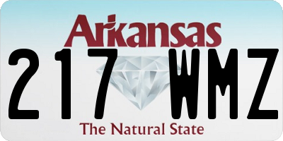 AR license plate 217WMZ