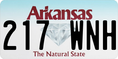 AR license plate 217WNH