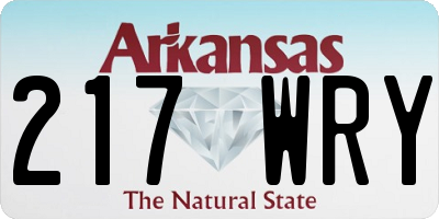 AR license plate 217WRY