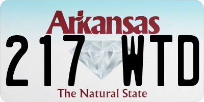 AR license plate 217WTD