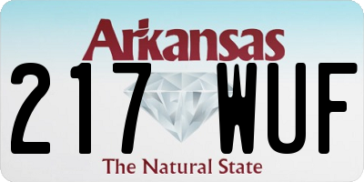 AR license plate 217WUF