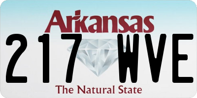 AR license plate 217WVE