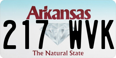 AR license plate 217WVK