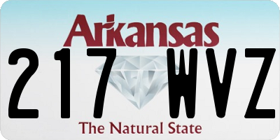 AR license plate 217WVZ