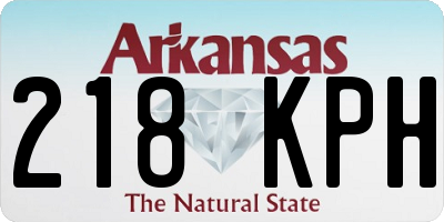 AR license plate 218KPH