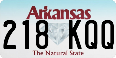 AR license plate 218KQQ