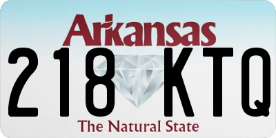 AR license plate 218KTQ