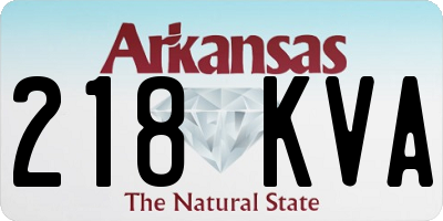 AR license plate 218KVA