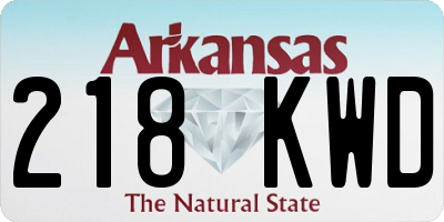 AR license plate 218KWD