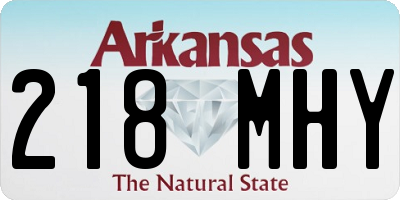 AR license plate 218MHY