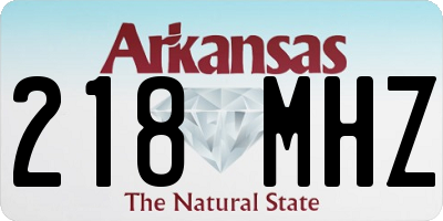 AR license plate 218MHZ