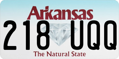 AR license plate 218UQQ