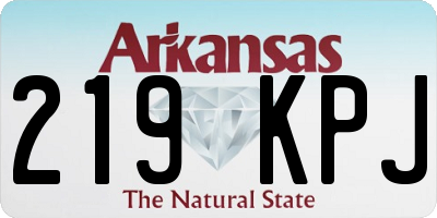 AR license plate 219KPJ