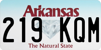 AR license plate 219KQM