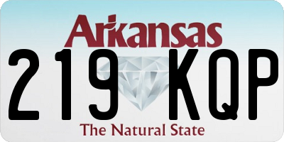 AR license plate 219KQP
