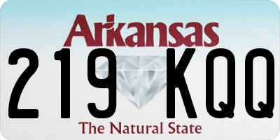 AR license plate 219KQQ