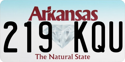 AR license plate 219KQU