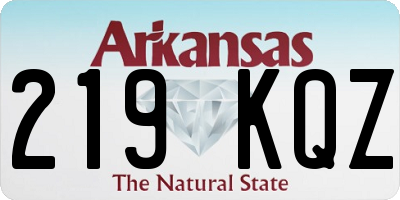 AR license plate 219KQZ