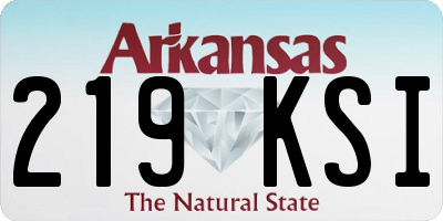 AR license plate 219KSI