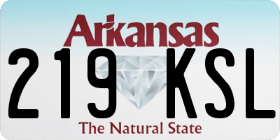 AR license plate 219KSL
