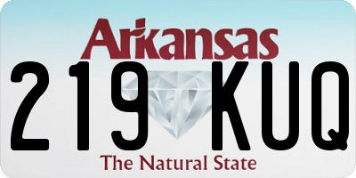 AR license plate 219KUQ