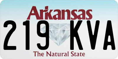AR license plate 219KVA