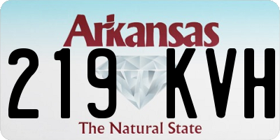 AR license plate 219KVH