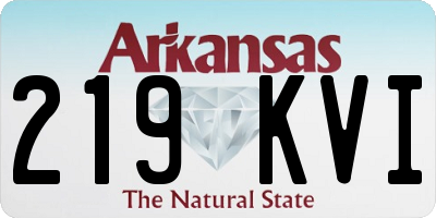 AR license plate 219KVI