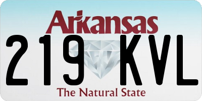 AR license plate 219KVL
