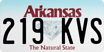 AR license plate 219KVS