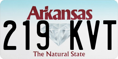 AR license plate 219KVT