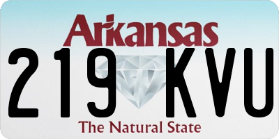 AR license plate 219KVU