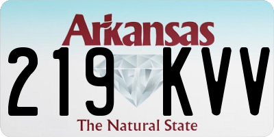 AR license plate 219KVV