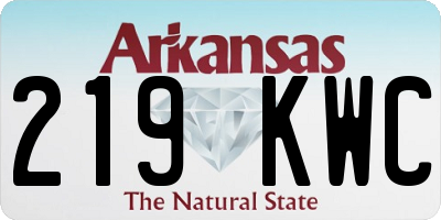 AR license plate 219KWC