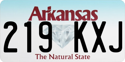 AR license plate 219KXJ